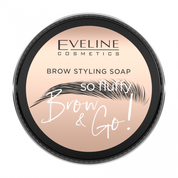 Eveline Brow & Go! Brow Styling Soap&nbsp;Прозрачное мыло для укладки бровей